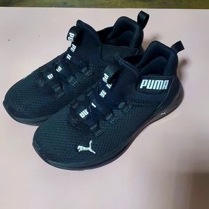 Puma Boys Running Shoes, Size 13C, Black